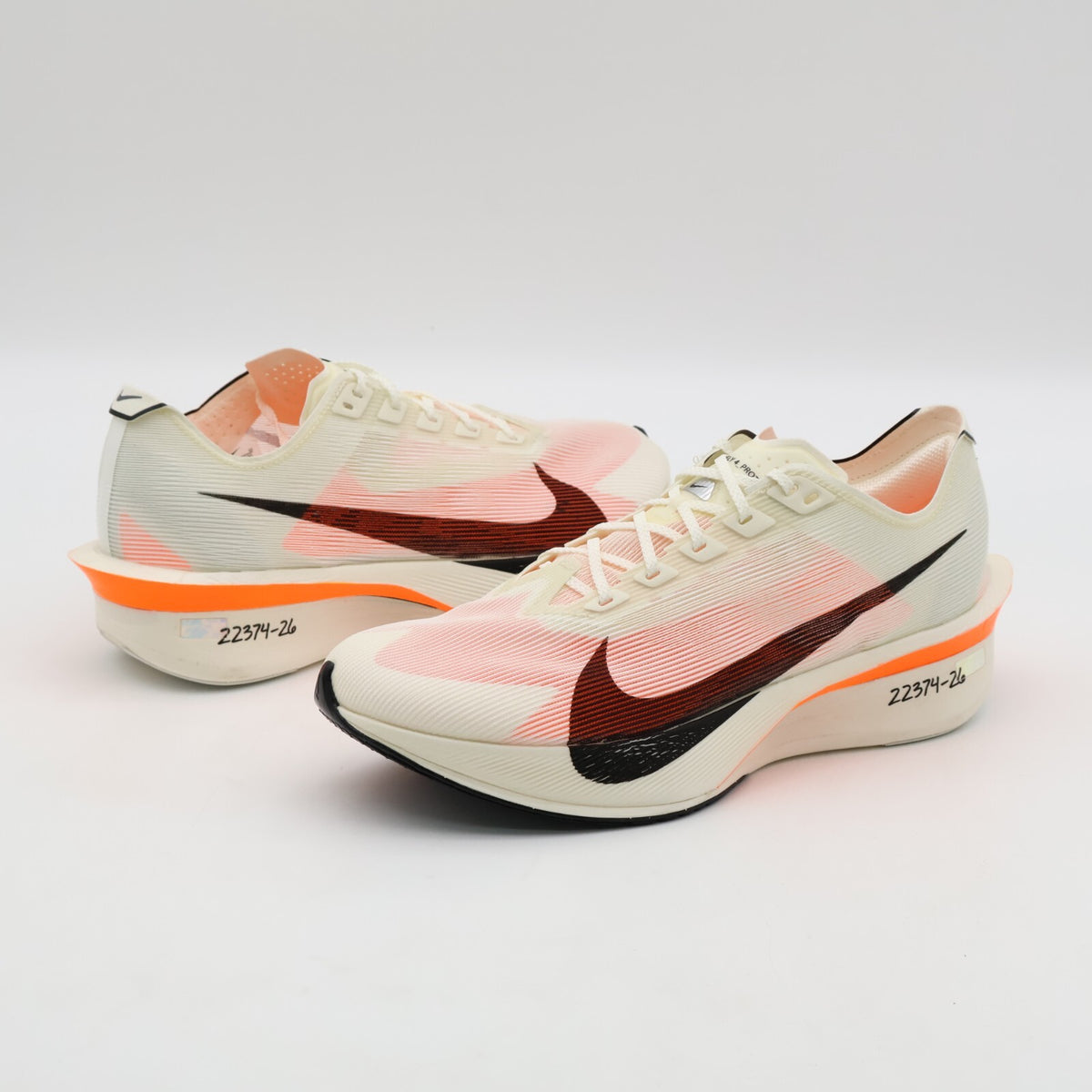 HF6413-100 Nike Vaporfly 4 Proto Sail Total Orange White Black (Men's)
