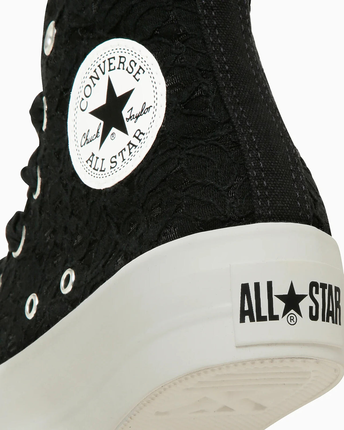31315131 Converse Women's All Star PLTS Lace Hi Powder Black (Women's)