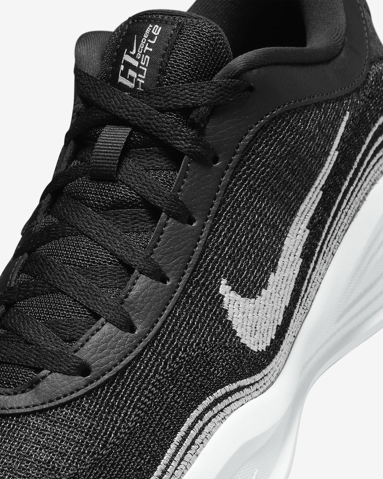FJ7808-003 Nike GT Hustle Academy Black White (Men's)