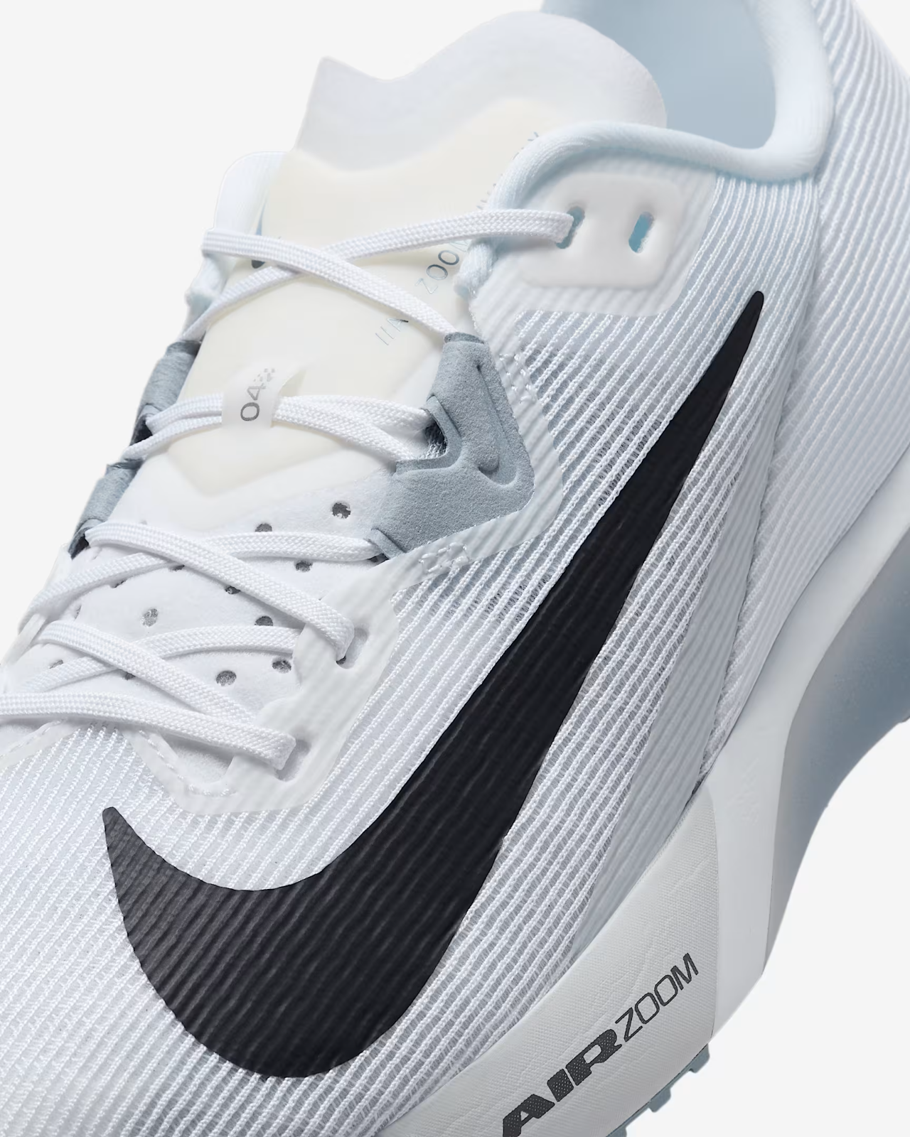 FV6040-102 Nike Rival Fly 4 White Pure Platinum Obsidian Mist Gridiron (Men's)