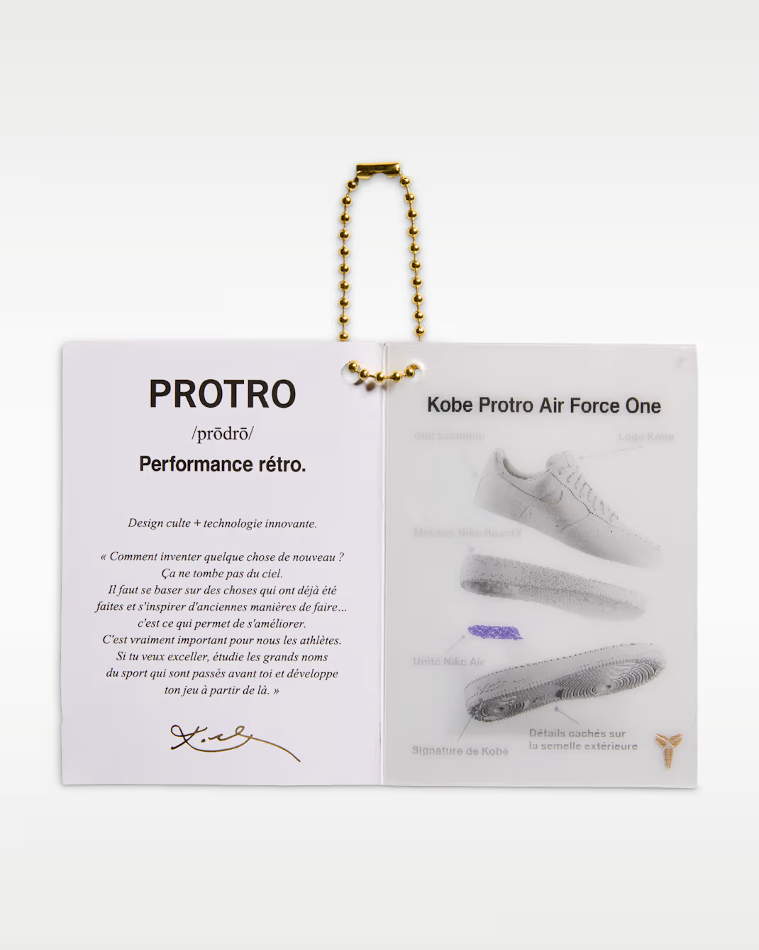 IM0582-700 Kobe Bryant Nike Air Force 1 Low Protro Siempre Mio (Men's)