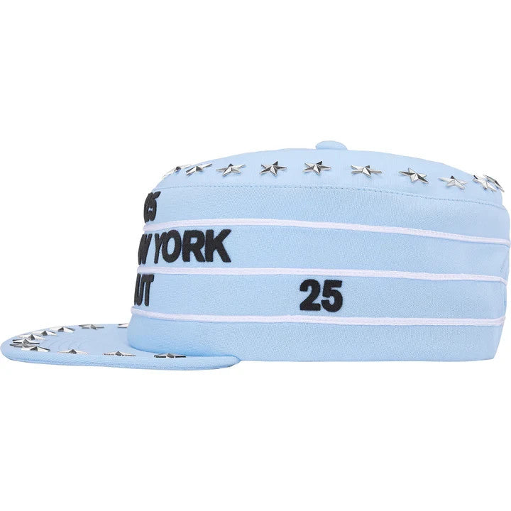Supreme Stars Studded Pillbox Hat Light Blue