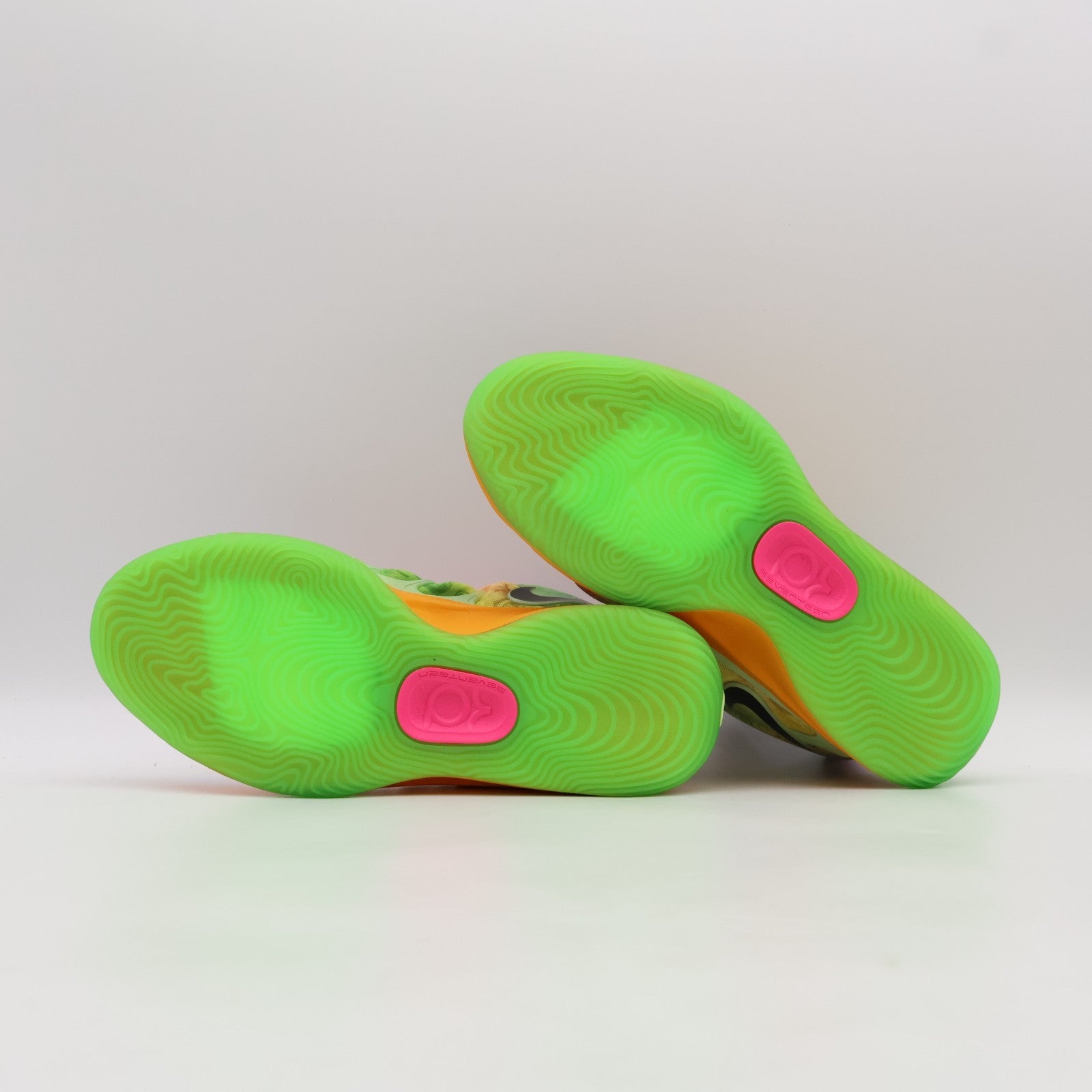 HF1810-700 / HF1811-700 Nike KD 17 Barely Volt Hyper Pink Total Orange (Men's)