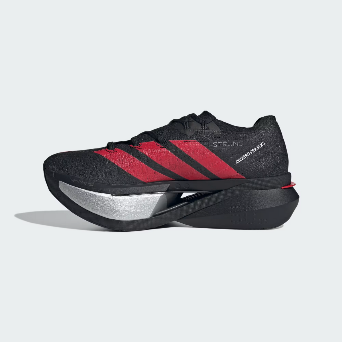 KJ6946 Mercedes AMG adidas Adizero Prime X3 Strung Core Black Lucid Red (Men's)