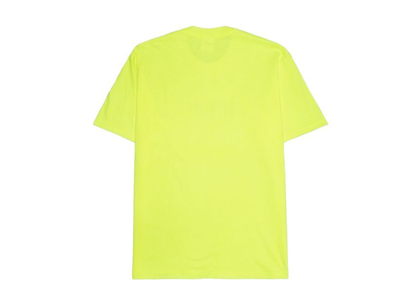 Supreme Paris Tee Fluorescent Yellow