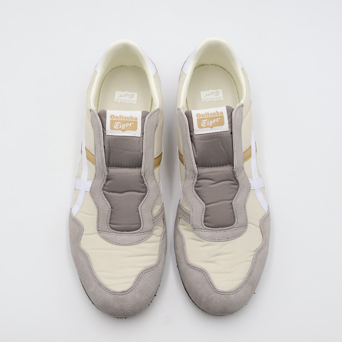 1183C615-200 Onitsuka Tiger Serrano Slip-On Birch/White (Men's)