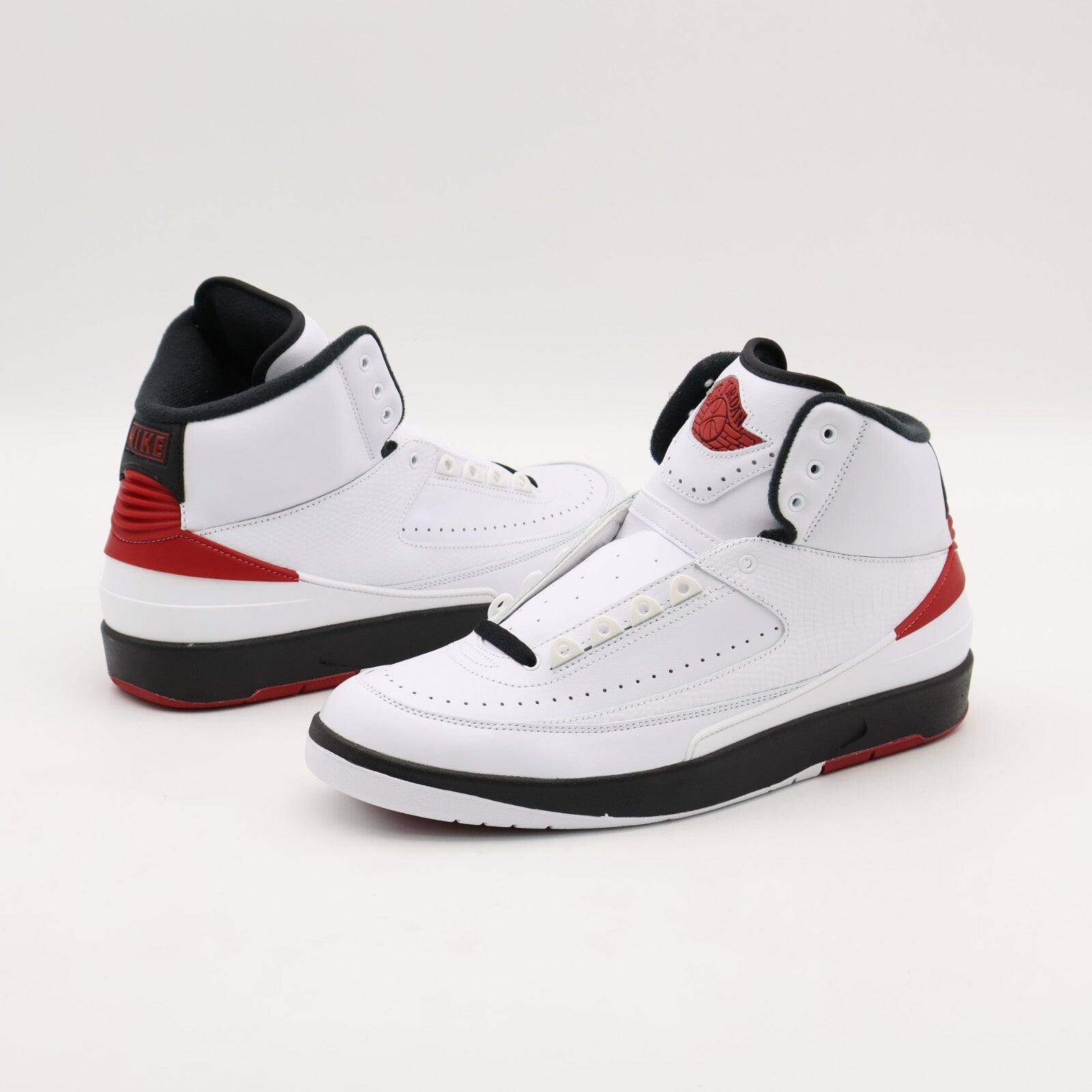 DX2454-106 Nike Air Jordan 2 OG Chicago White Varcity Red Black (Men's)