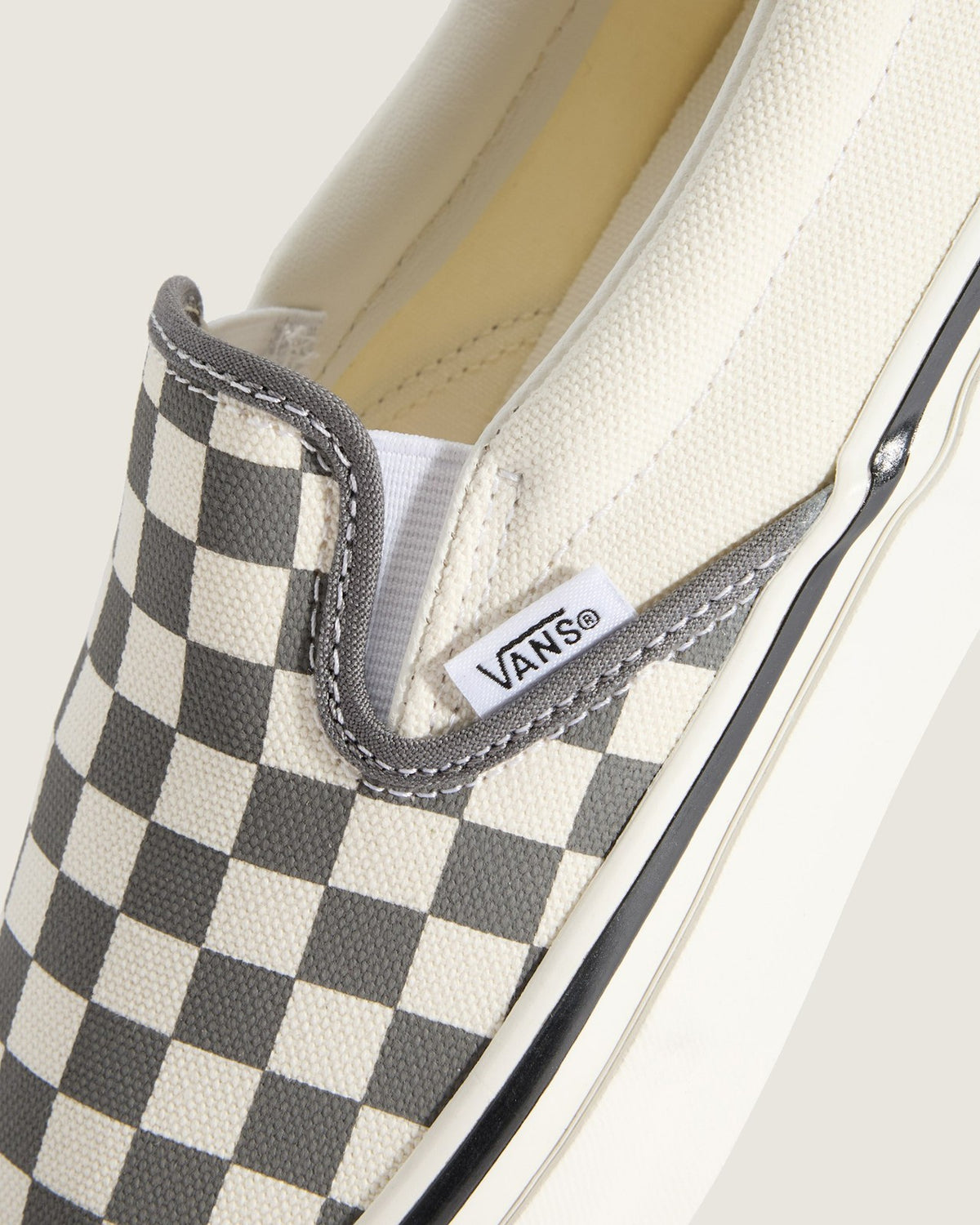 VN000D9PPWT Vans Premium Classic Slip-On 98 Checkerboard Pewter (Men's)
