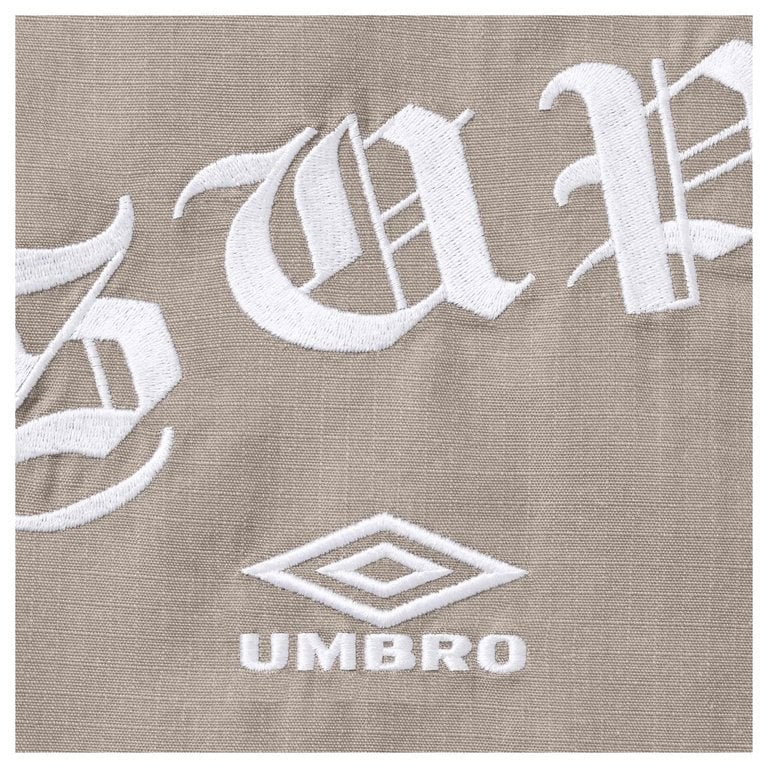 Supreme x Umbro Cotton Ripstop Track Jacket Grey