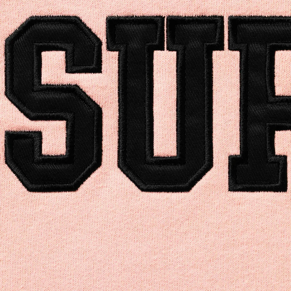 Supreme Shop Flag Half Zip Pullover (London) Light Pink