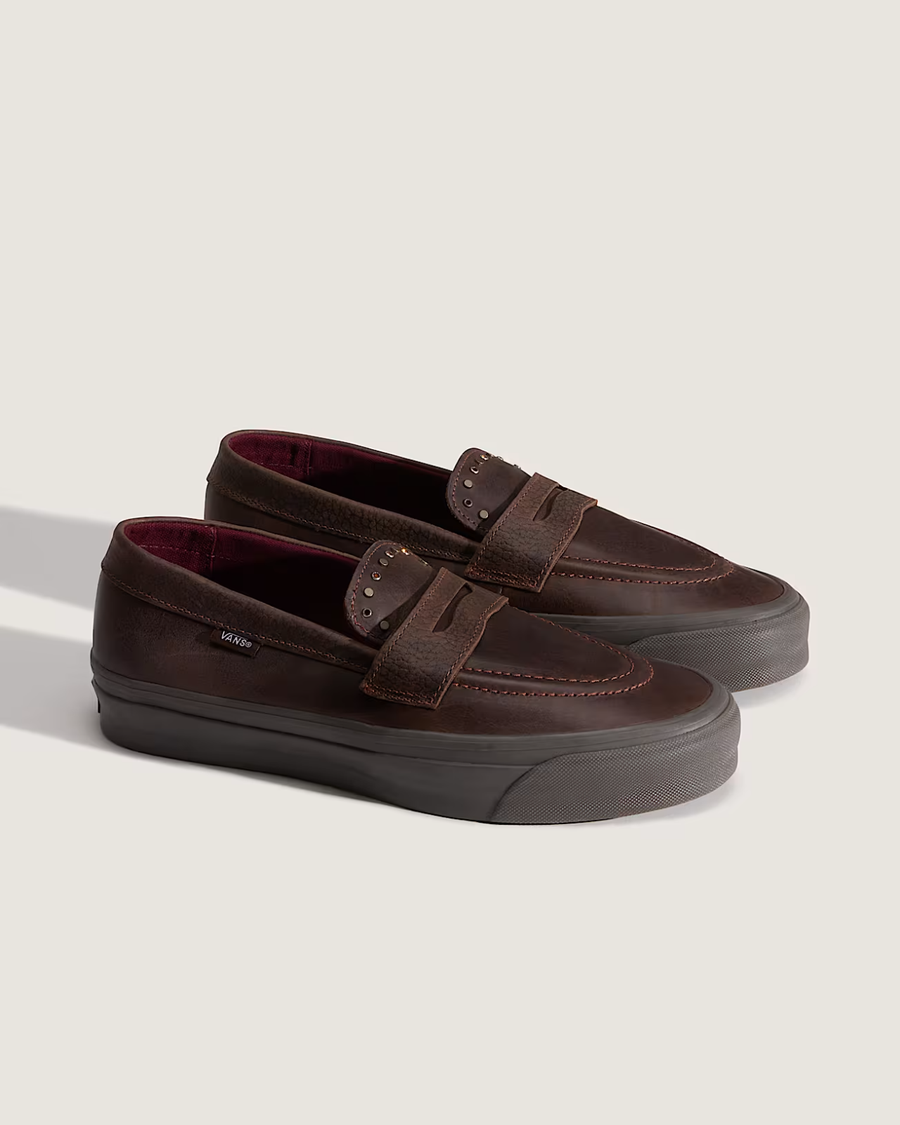 VN000VATDMV Vans Premium Loafer 53 Hardware "Potting Soil"