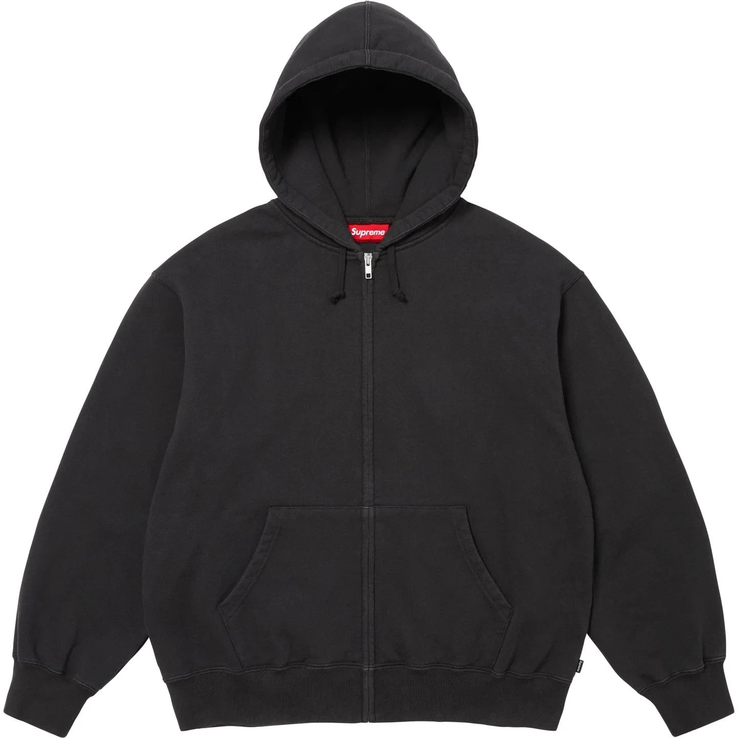 Supreme Cut Out Zip Up Hooded Sweatshirt Black