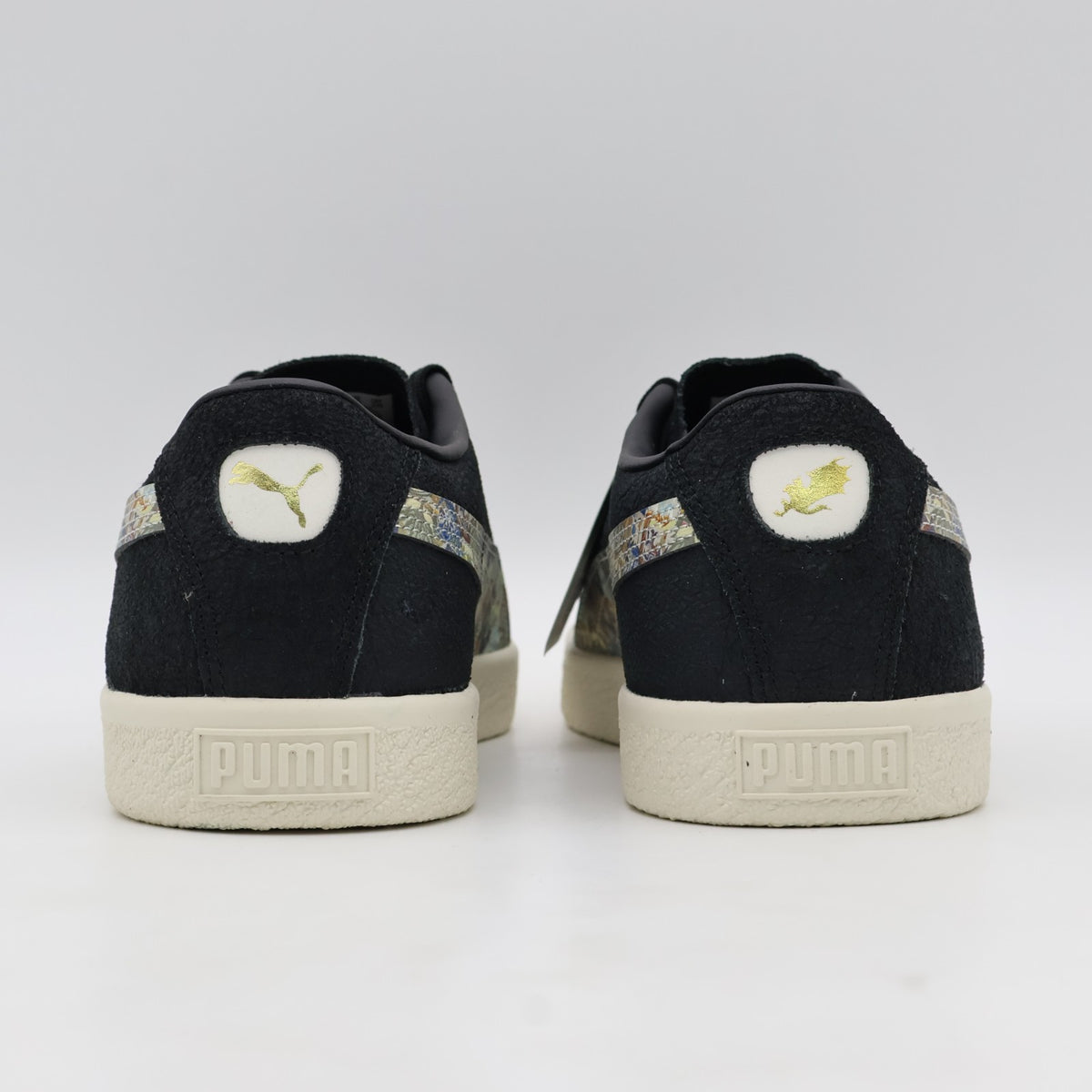 401817-01 Monster Hunter Puma Suede Vintage R Puma Black Warm White (Men's)