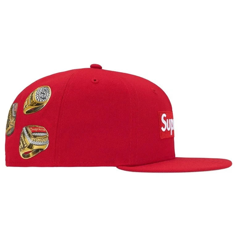 Supreme Rings Box Logo New Era Red
