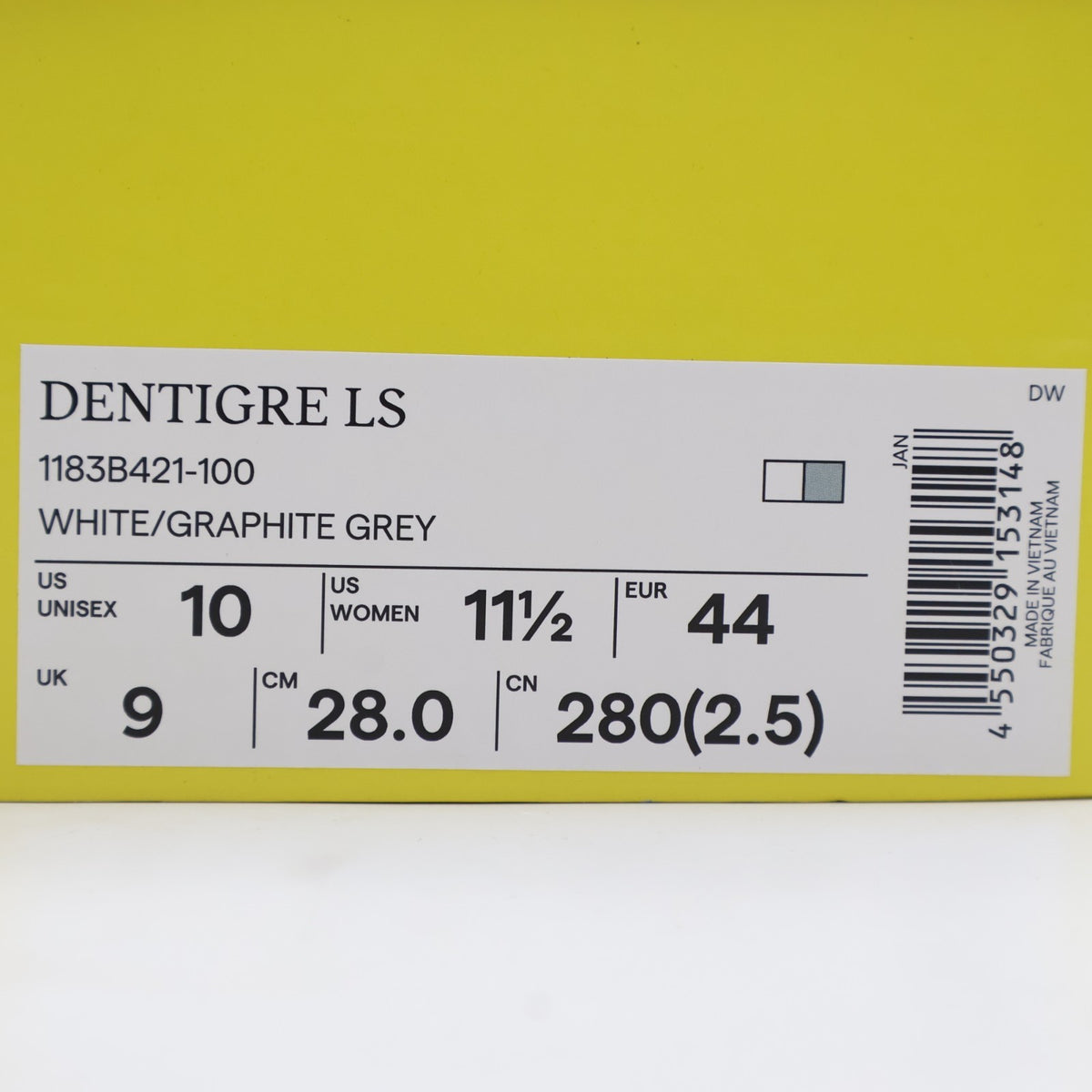 1183B421-100 Onitsuka Tiger Dentigre LS White Glacier Grey (Men's)