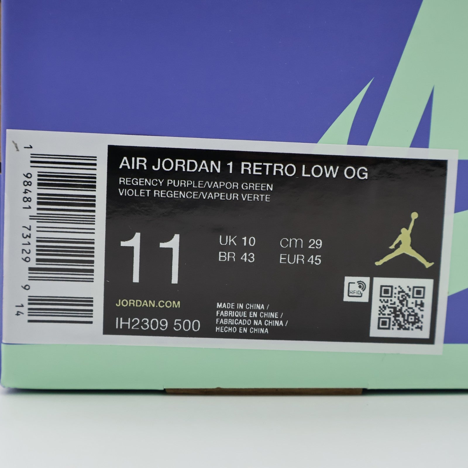 IH2309-500 Zion Williamson Ã Nike Air Jordan 1 Low OG Voodoo Alternate (Men's)