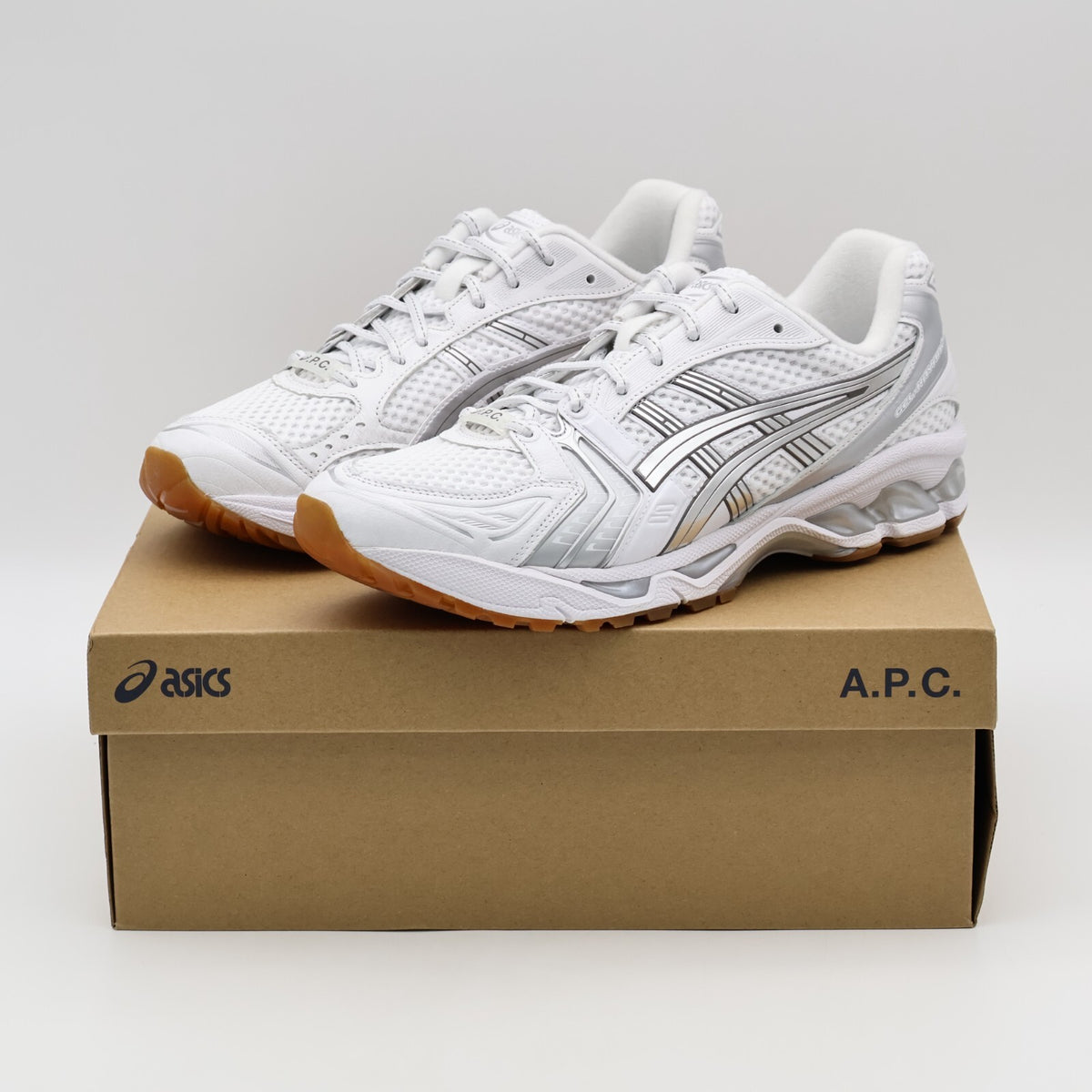 1203A727-100 A.P.C. Asics Gel-Kayano 14 White Pure Silver (Men's)