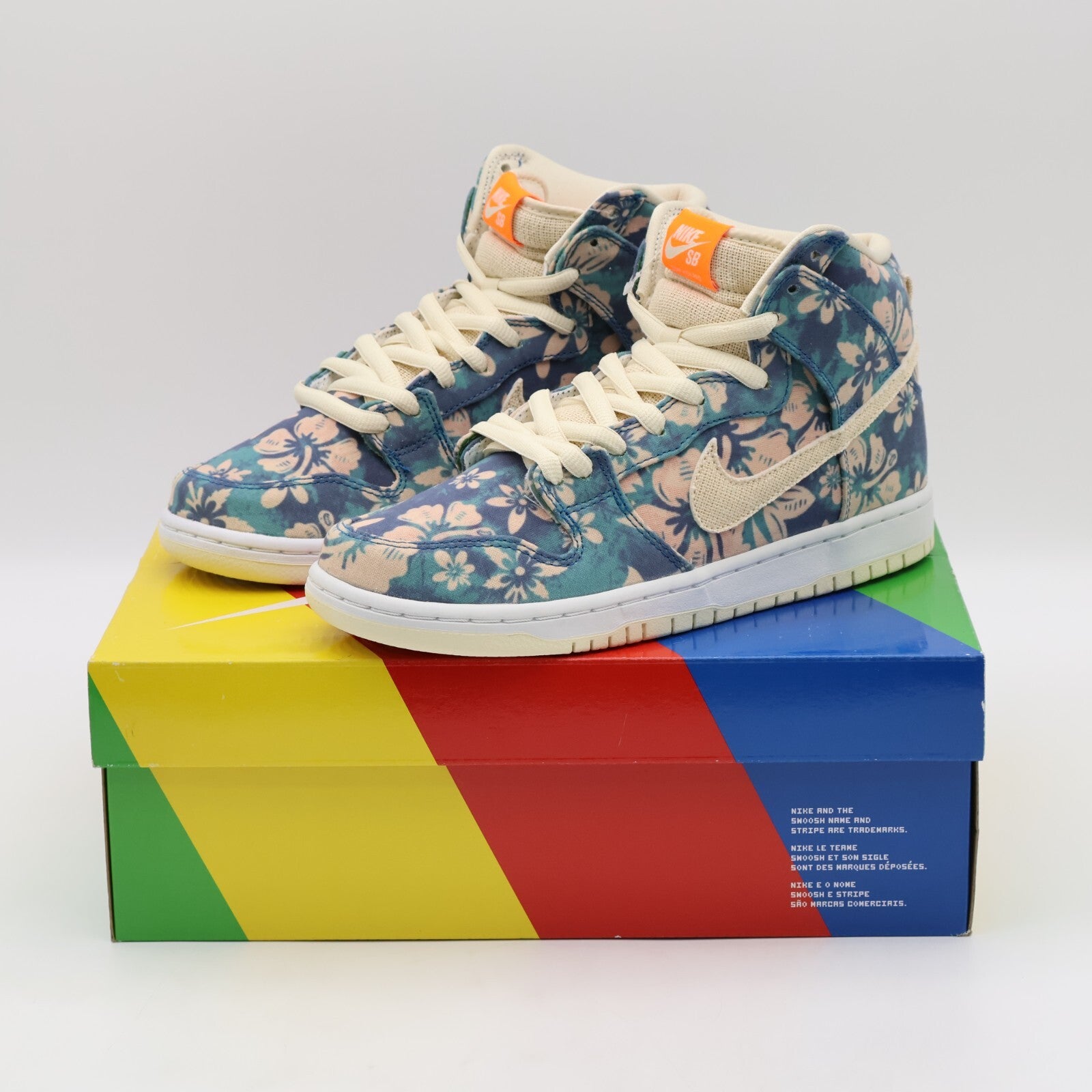 CZ2232-300 Nike SB Dunk High Hawaii Sail Blue Green Aqua (Men's)