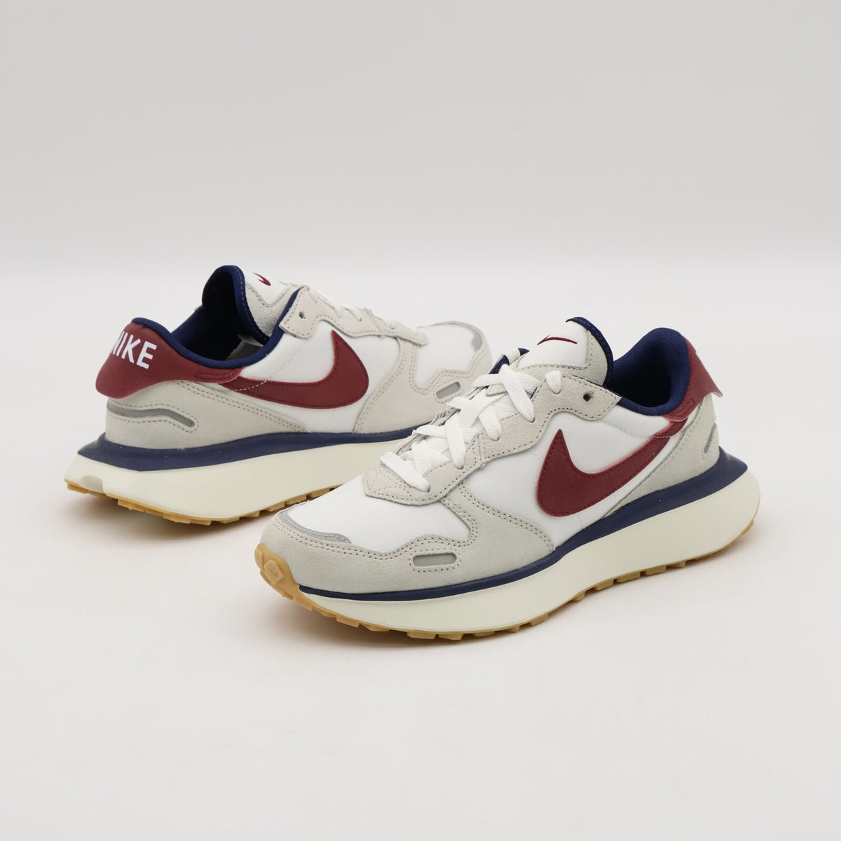 FZ3600-072 Nike Phoenix Waffle Light Bone Sail Midnight Navy Team Red (Women's)