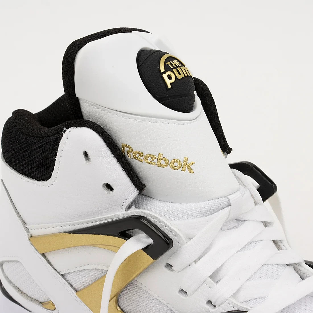 100255529 Reebok Pump Omni Zone 2 White Metallic Gold (Men's)