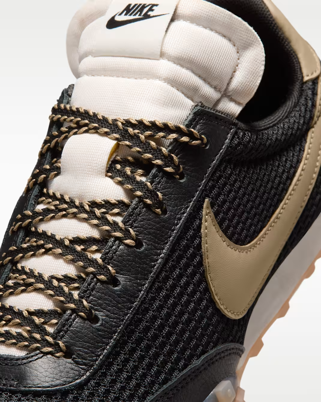 IM8673-002 Nike Waffle Racer SE Black Filbert Sail (Men's)