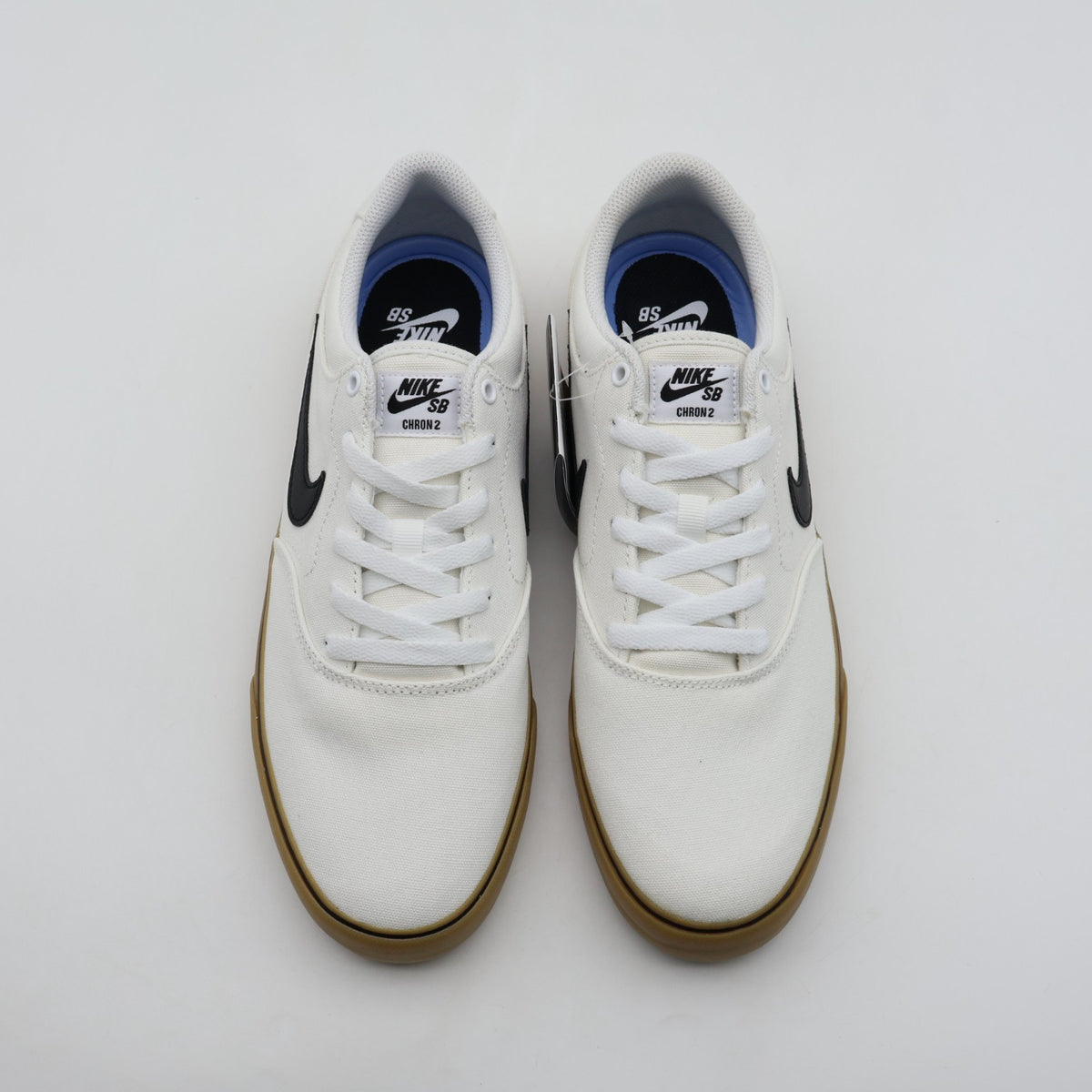DM3494-101 Nike SB Chron 2 Canvas White White Gum Light Brown Black (Men's)