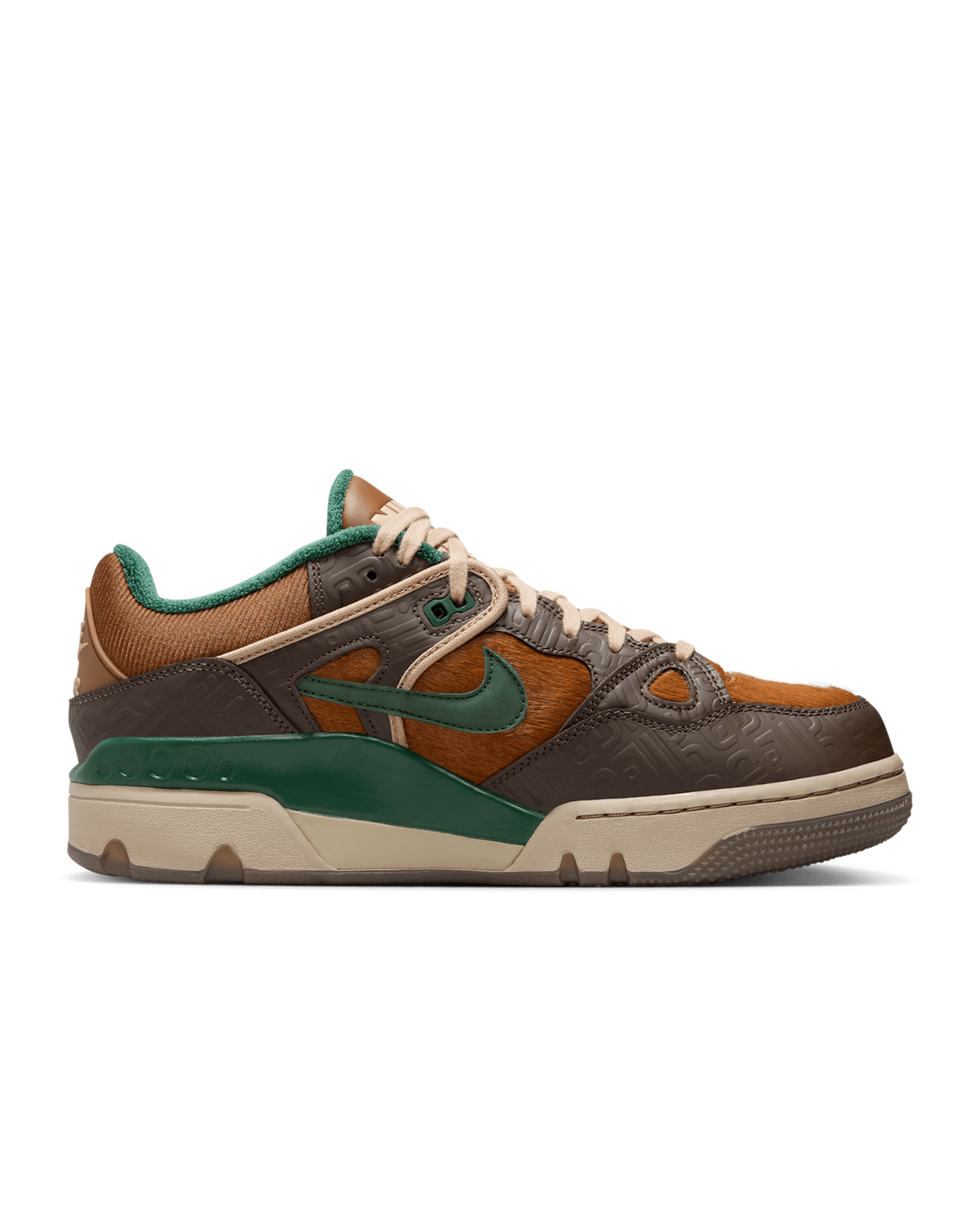 HQ7533-201 NIGO Nike Air Force 3 Low Baroque Brown Pecan Heel Logo OGIN (Men's)