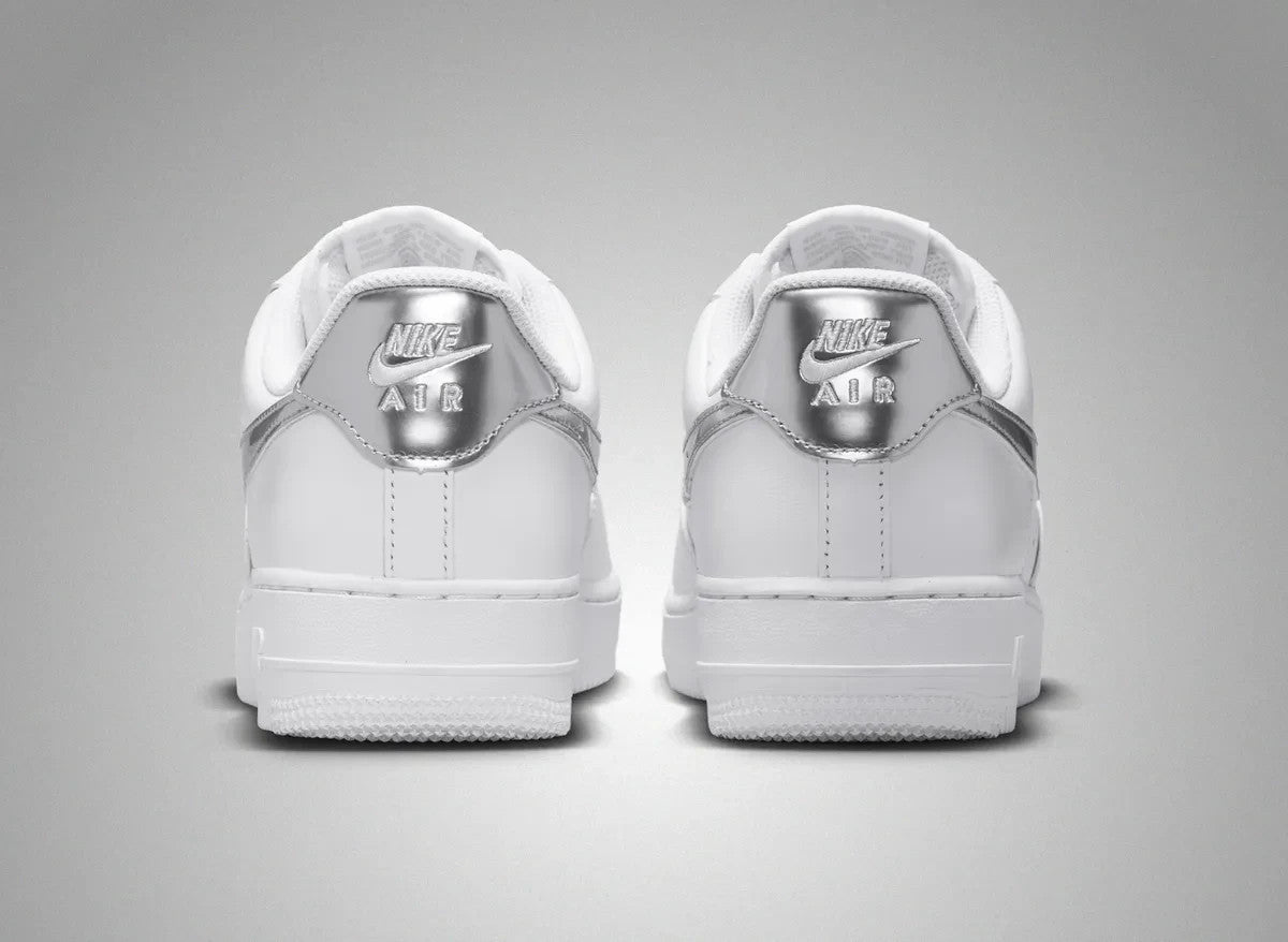 IV5102-100 Nike Air Force 1 '07 White Metallic Silver (Women's)