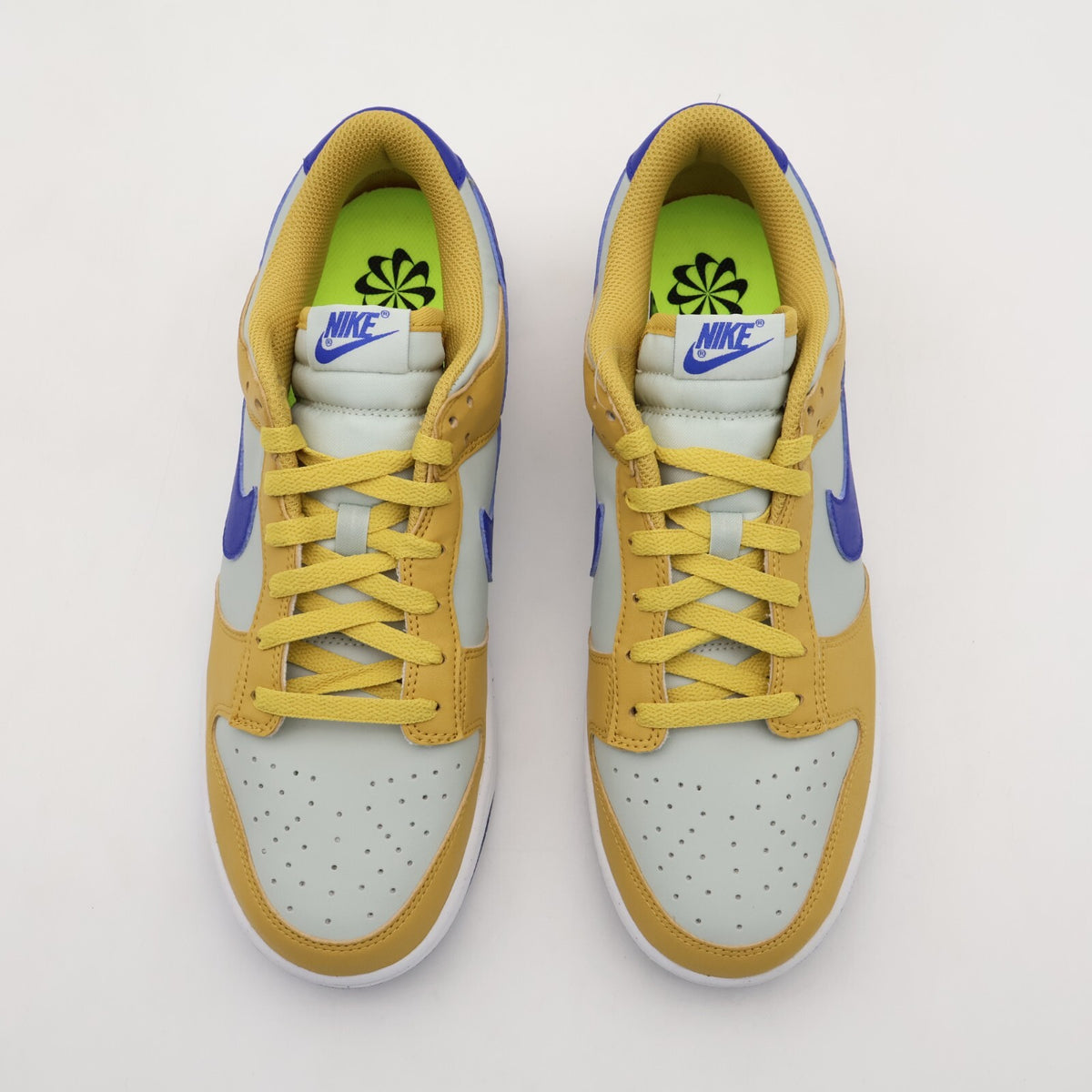 DN1431-700 Nike Dunk Low Next Nature Wheat Gold Yellow Blue Royal (Women's)