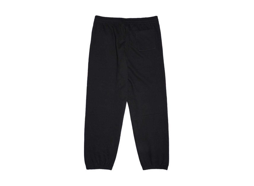 Supreme Satin Applique Sweatpant Black