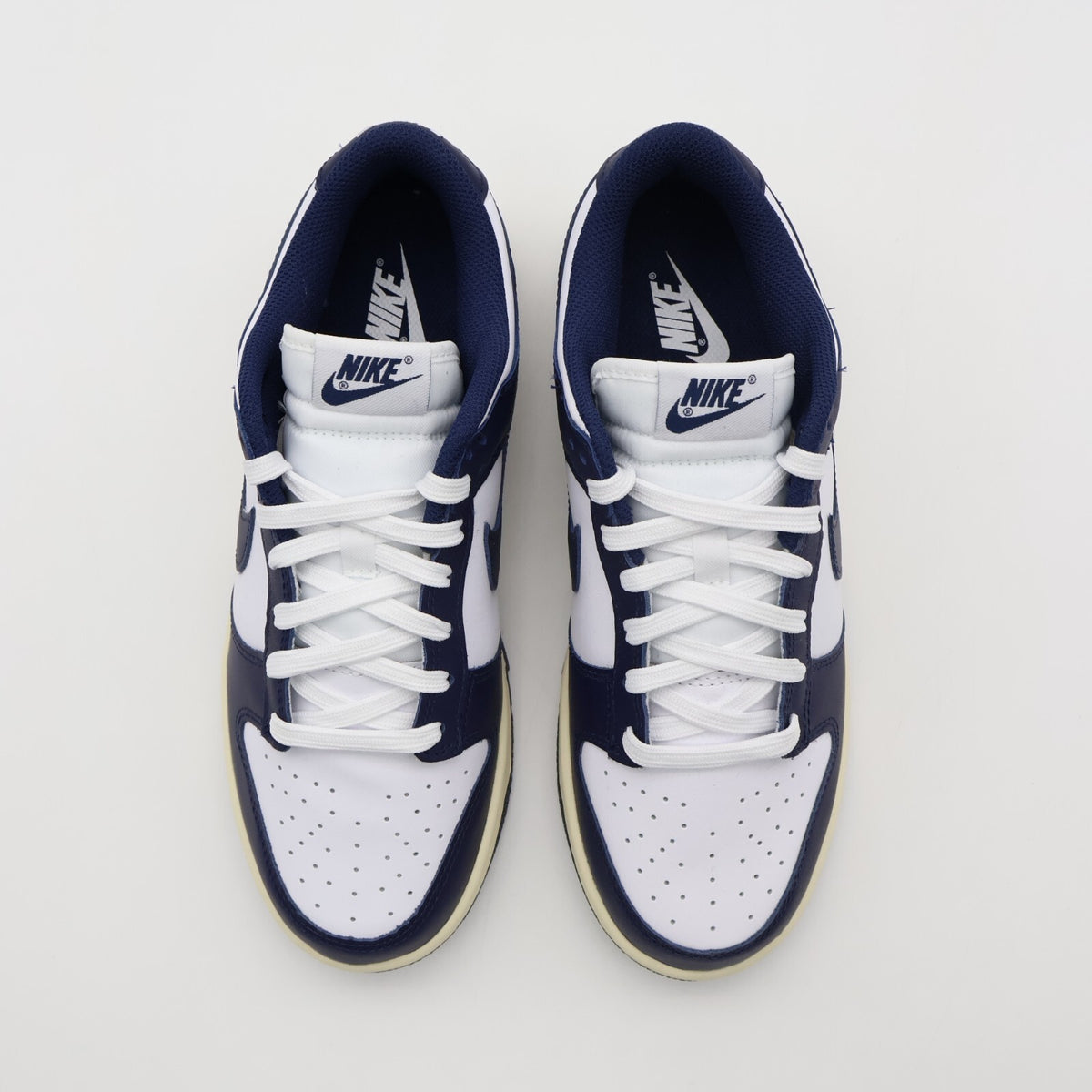 DD1503-115 Nike Dunk Low Vintage Navy White Midnight Navy Sail (Women's)