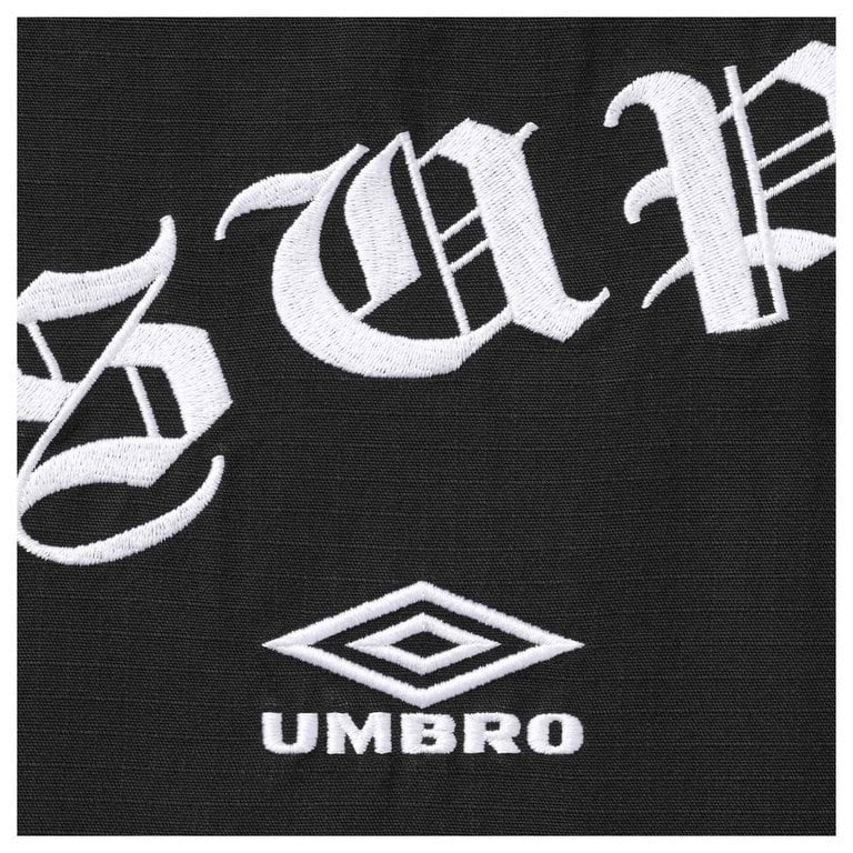 Supreme x Umbro Cotton Ripstop Track Jacket Black