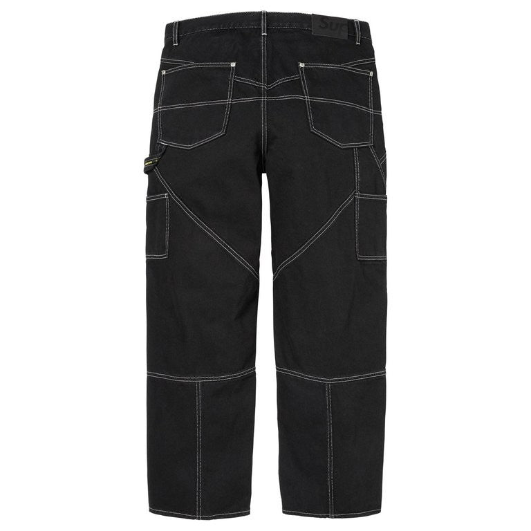 Supreme Paneled Double Knee Painter Pant Black