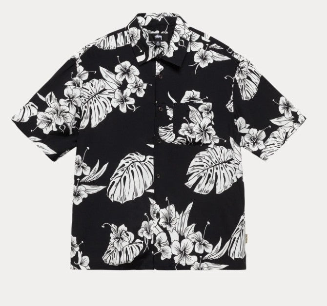 Stussy Hawaiian SS Shirt Black