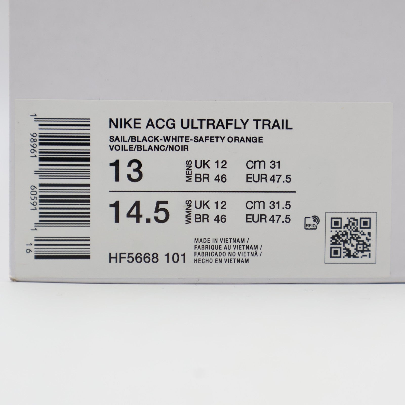 HF5668-101 Nike ACG Ultrafly Trail Sail Safety Orange (Men's)
