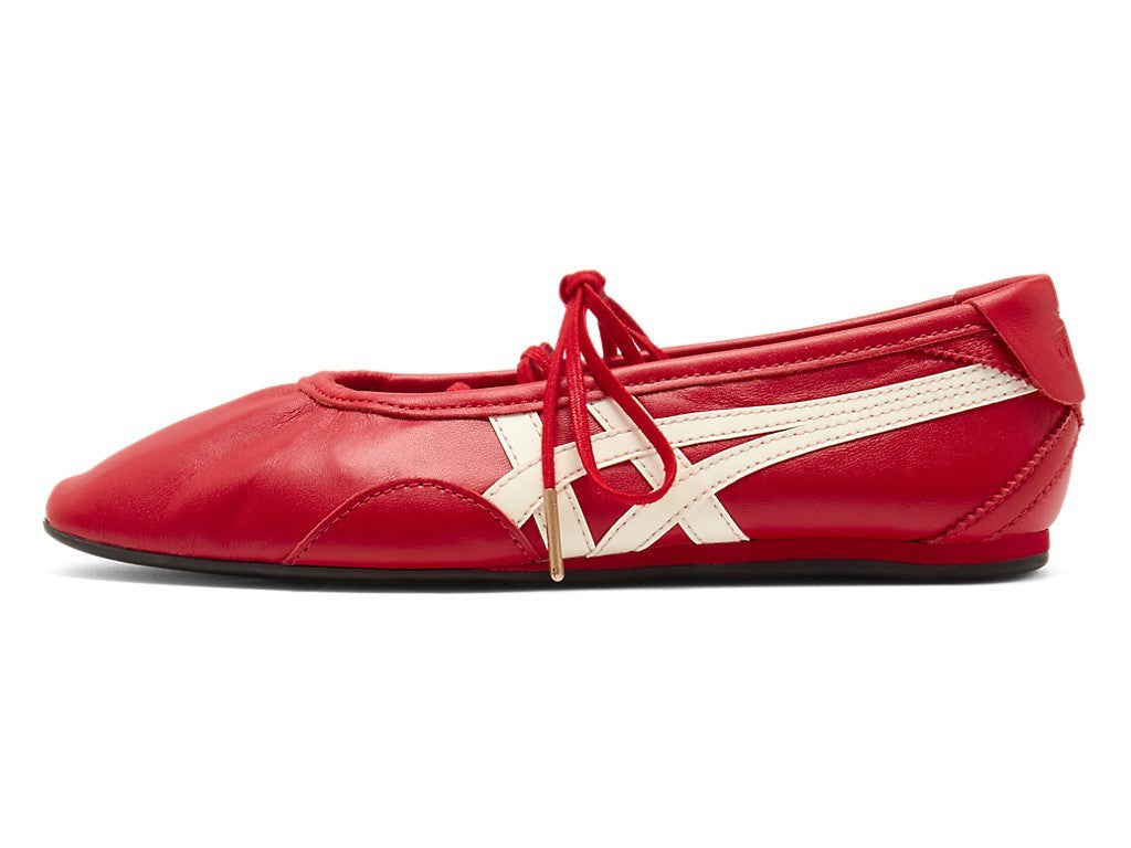 1182A704-600 Onitsuka Tiger Women's Gymnarina Classic Red/Cream (Women's)