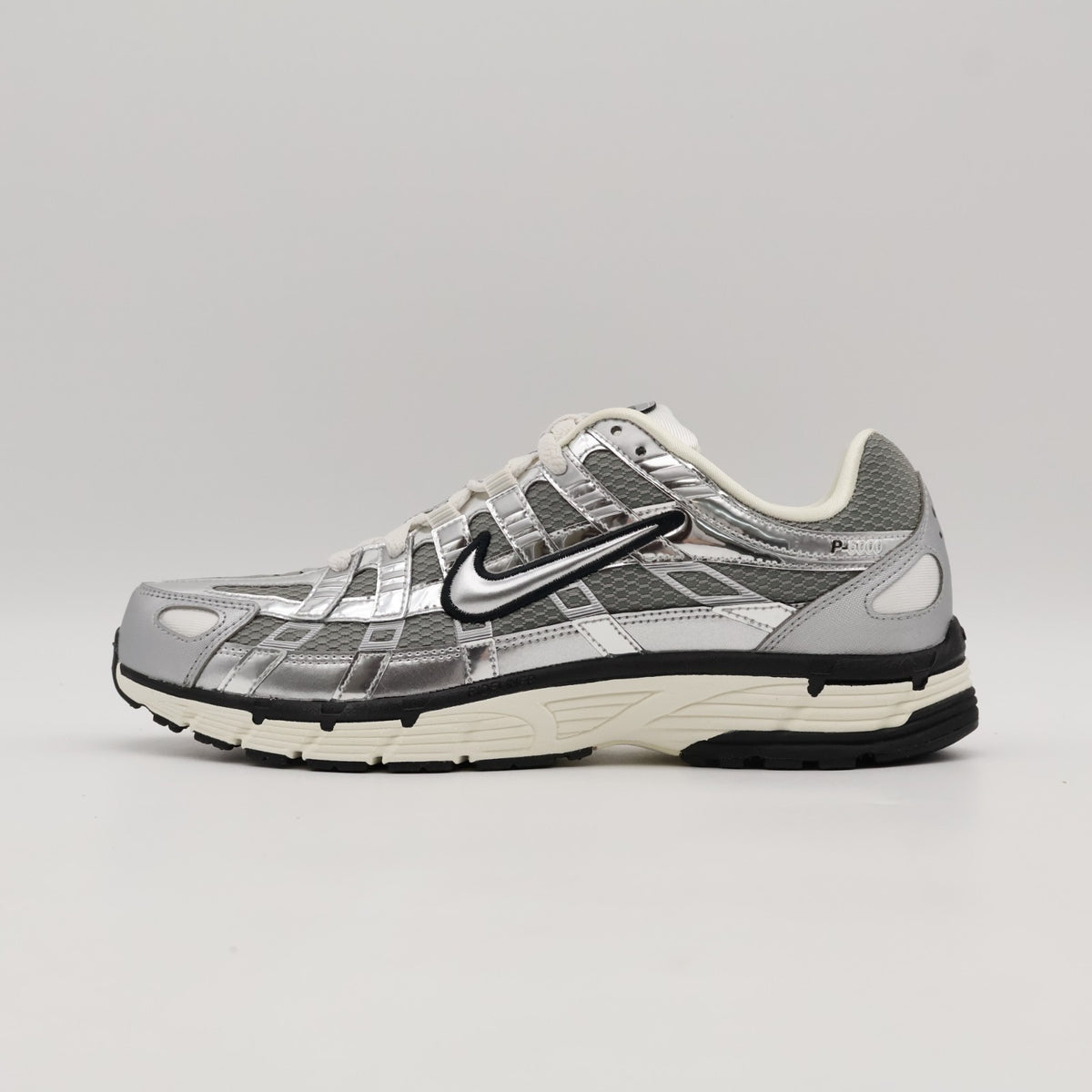CN0149-001 Nike P-6000 Metallic Silver Sail Black (Men's)