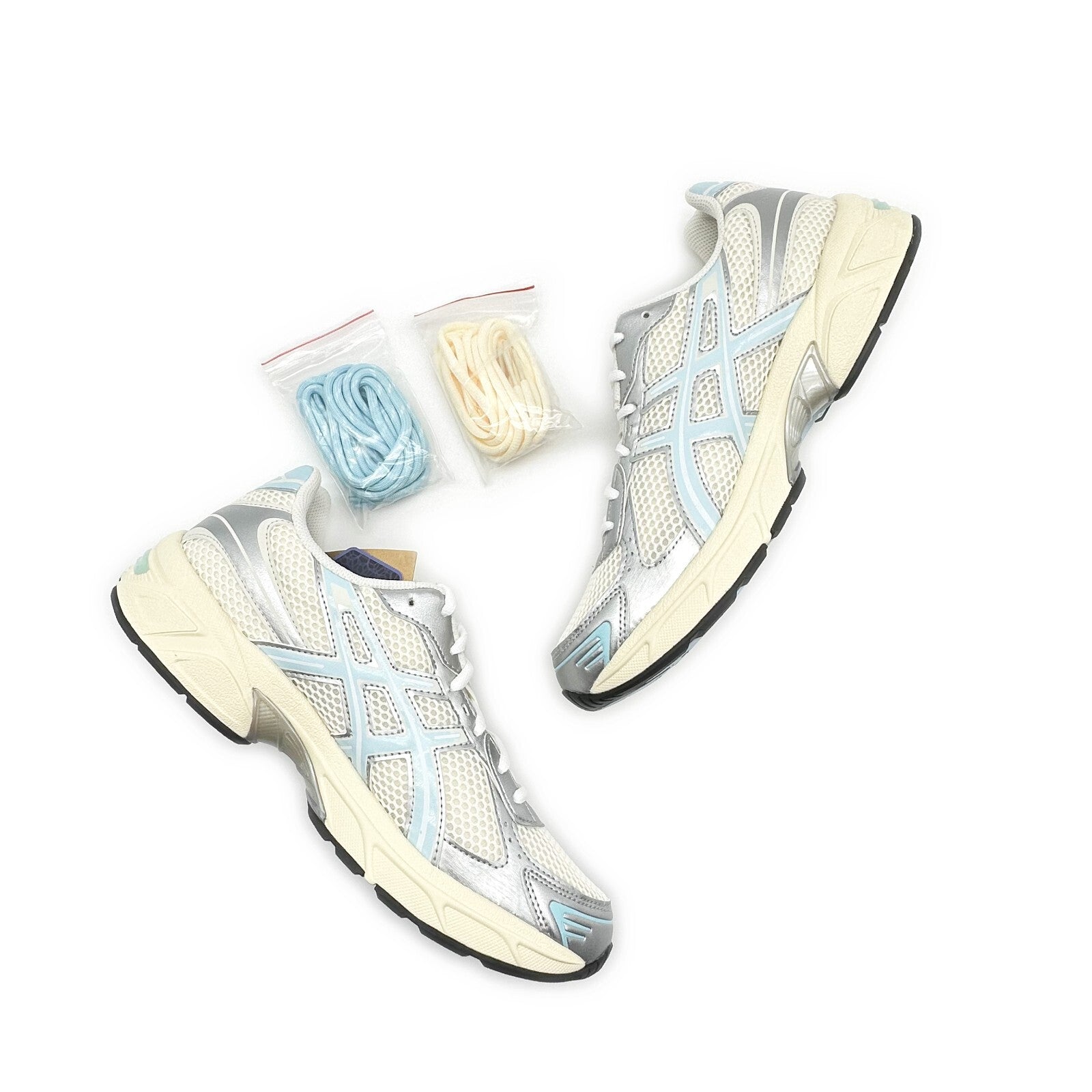 1201A956-101 KITH Ã Asics Gel-1130 "Cream/Starlight Blue"