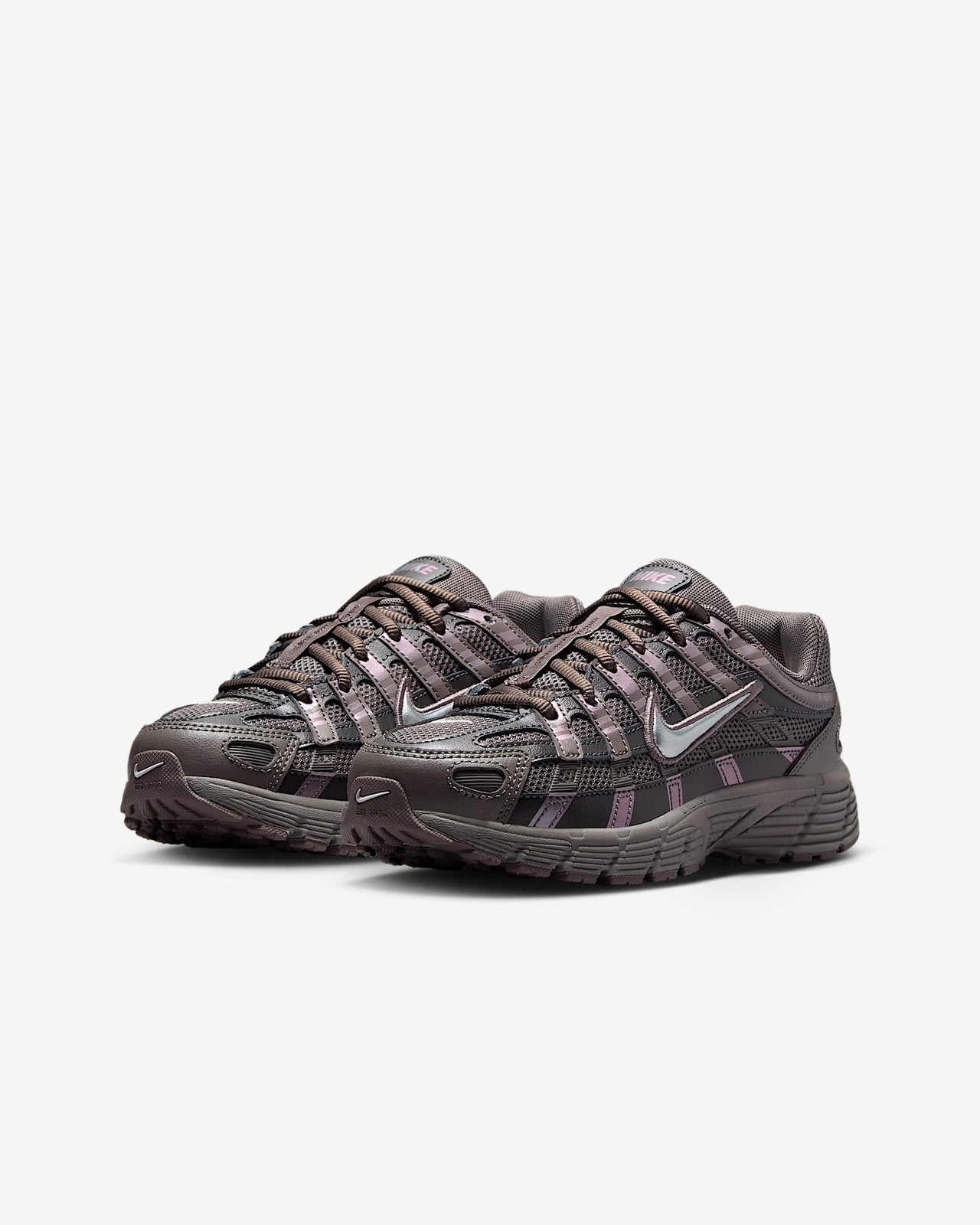 HV5064-200 Nike GS P-6000 Cave Stone Medium Ash Flat Pewter Metallic