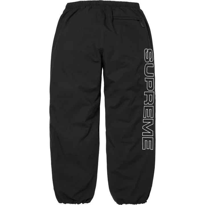 Supreme Spellout Embroidered Ripstop Track Pant Black