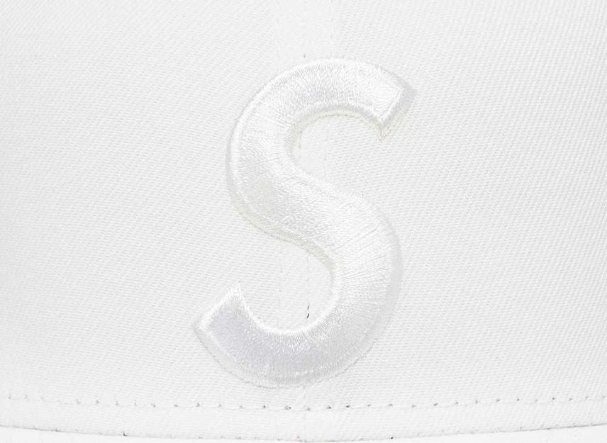 Supreme Screw Ball S Logo New Era White