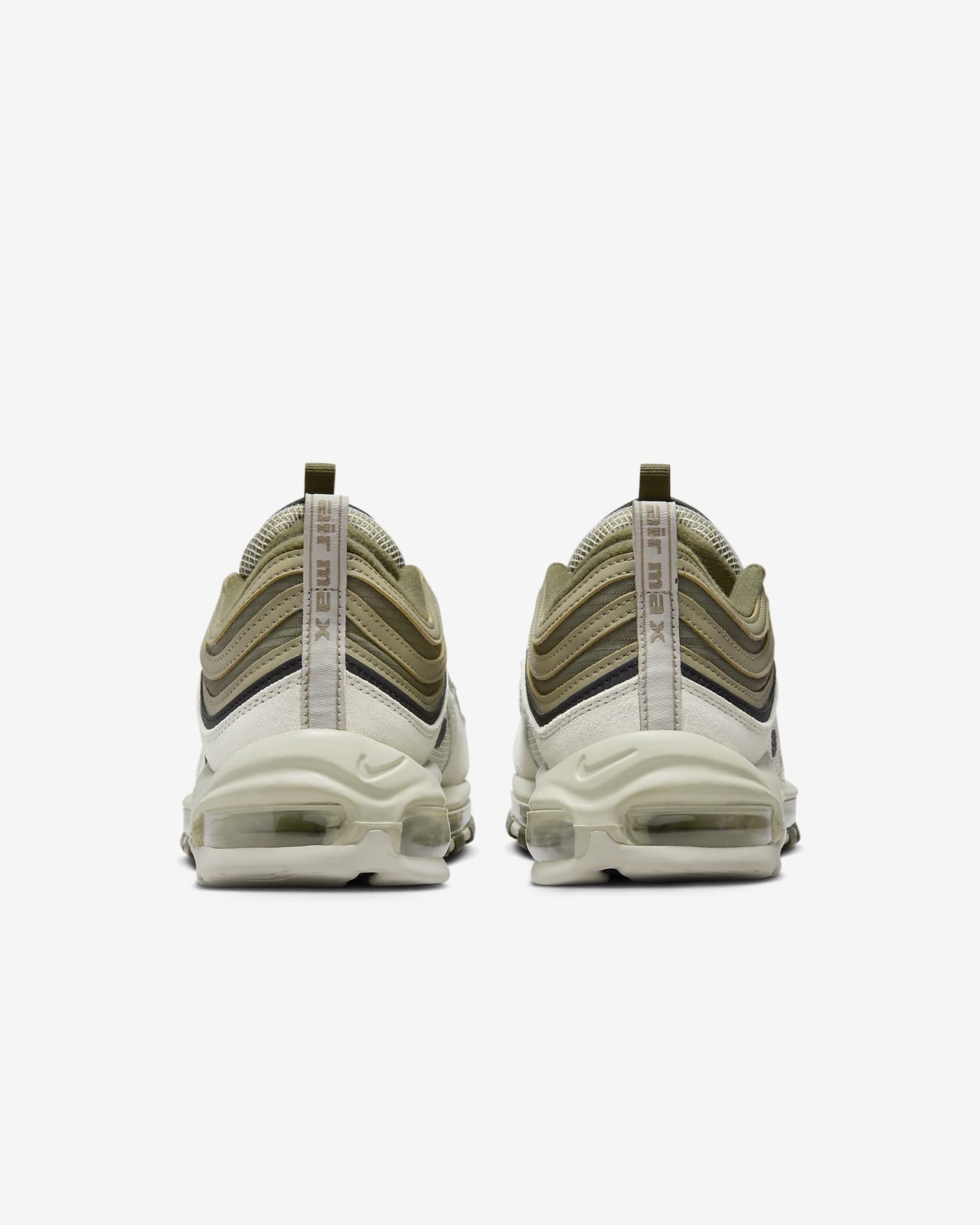 FB9619-002 Nike Air Max 97 SE Light Bone Medium Olive Neutral Black (Men's)