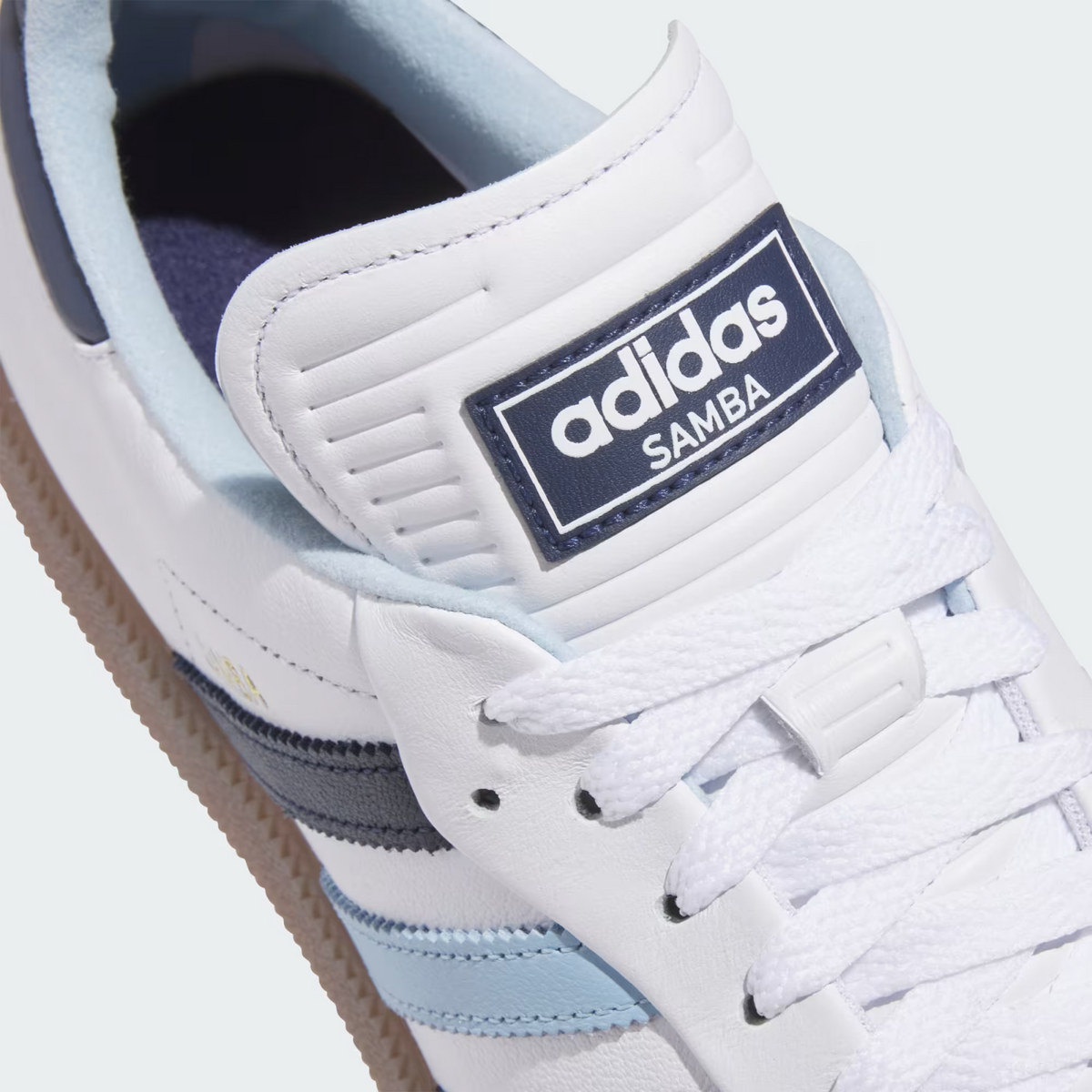 JP8650 adidas Originals Golf Samba Golf Full Grain Leather Cloud White (Men's)