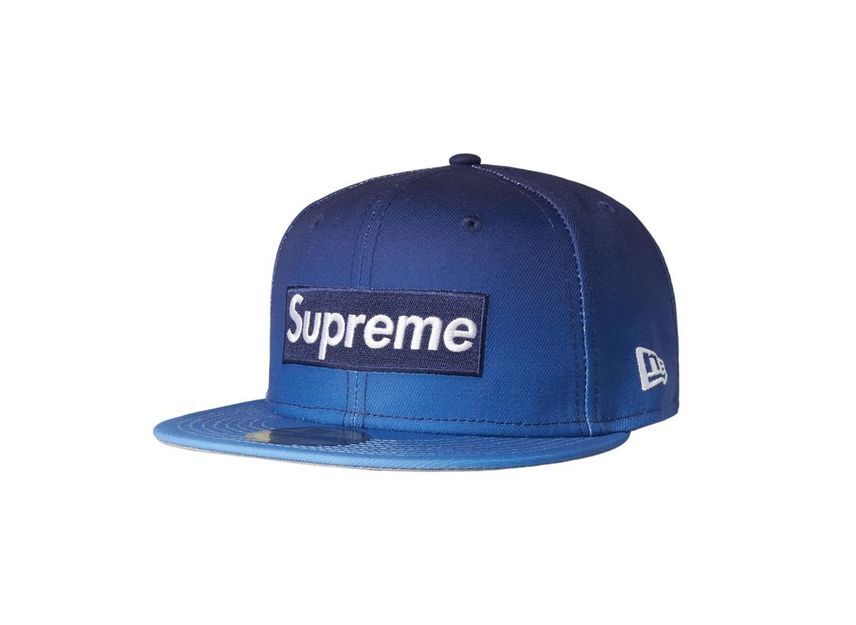 Supreme Gradient Box Logo New Era Blue