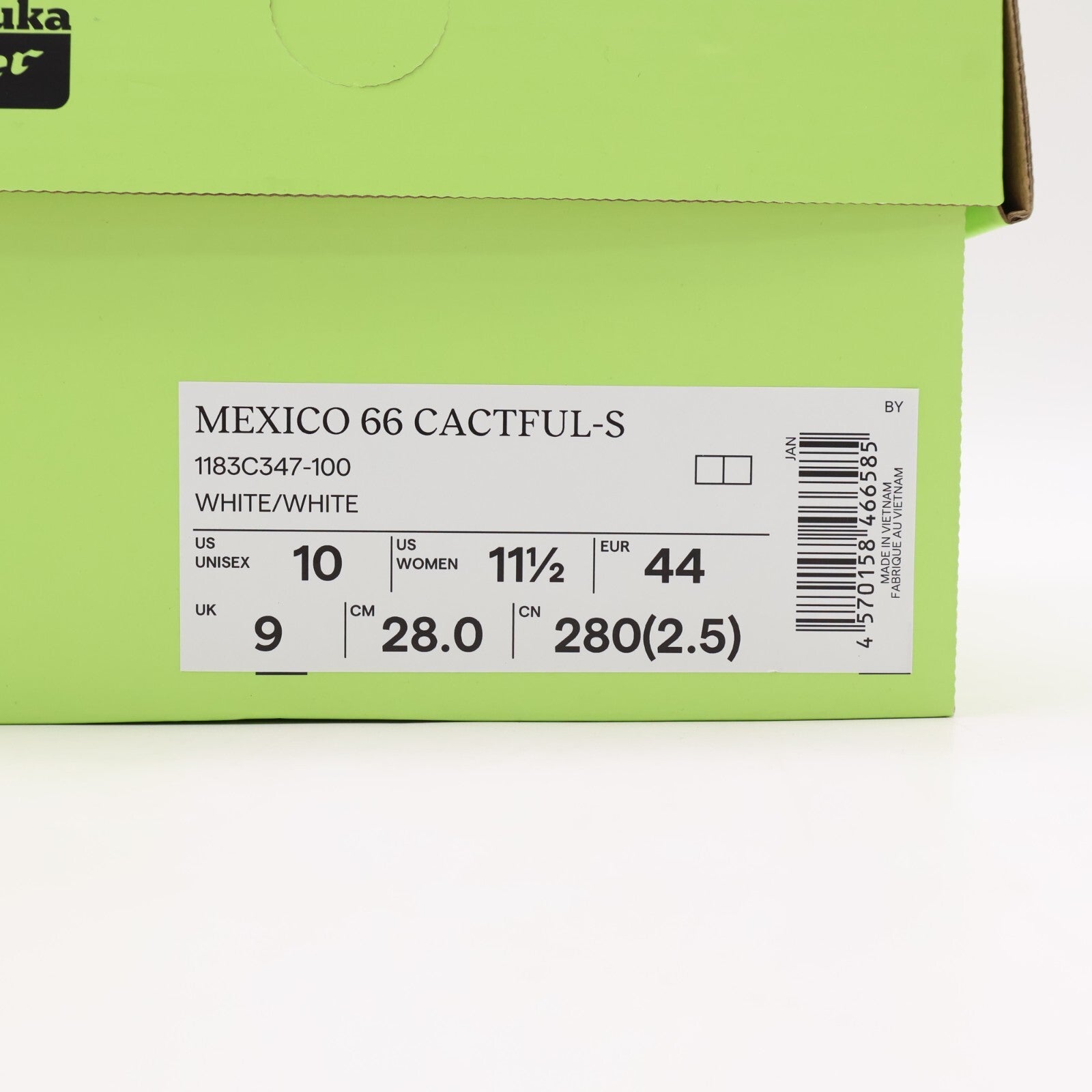 1183C347-100 Onitsuka Tiger Mexico 66 Cactful-S White (Men's)