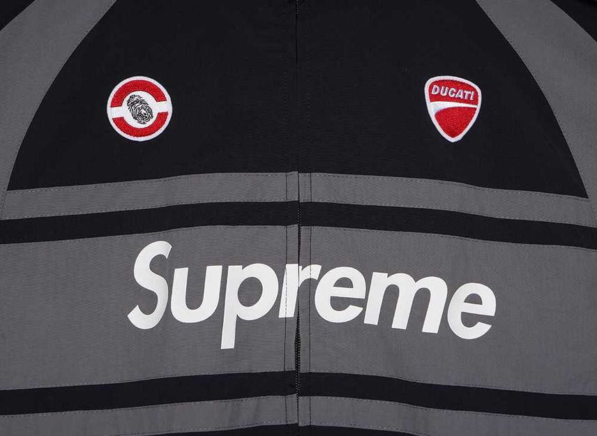 Supreme Ducati Track Jacket Black