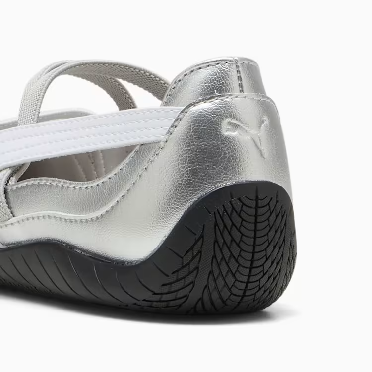 401581-01 Puma Speedcat Ballet Suede Puma Silver Puma White (Women's)