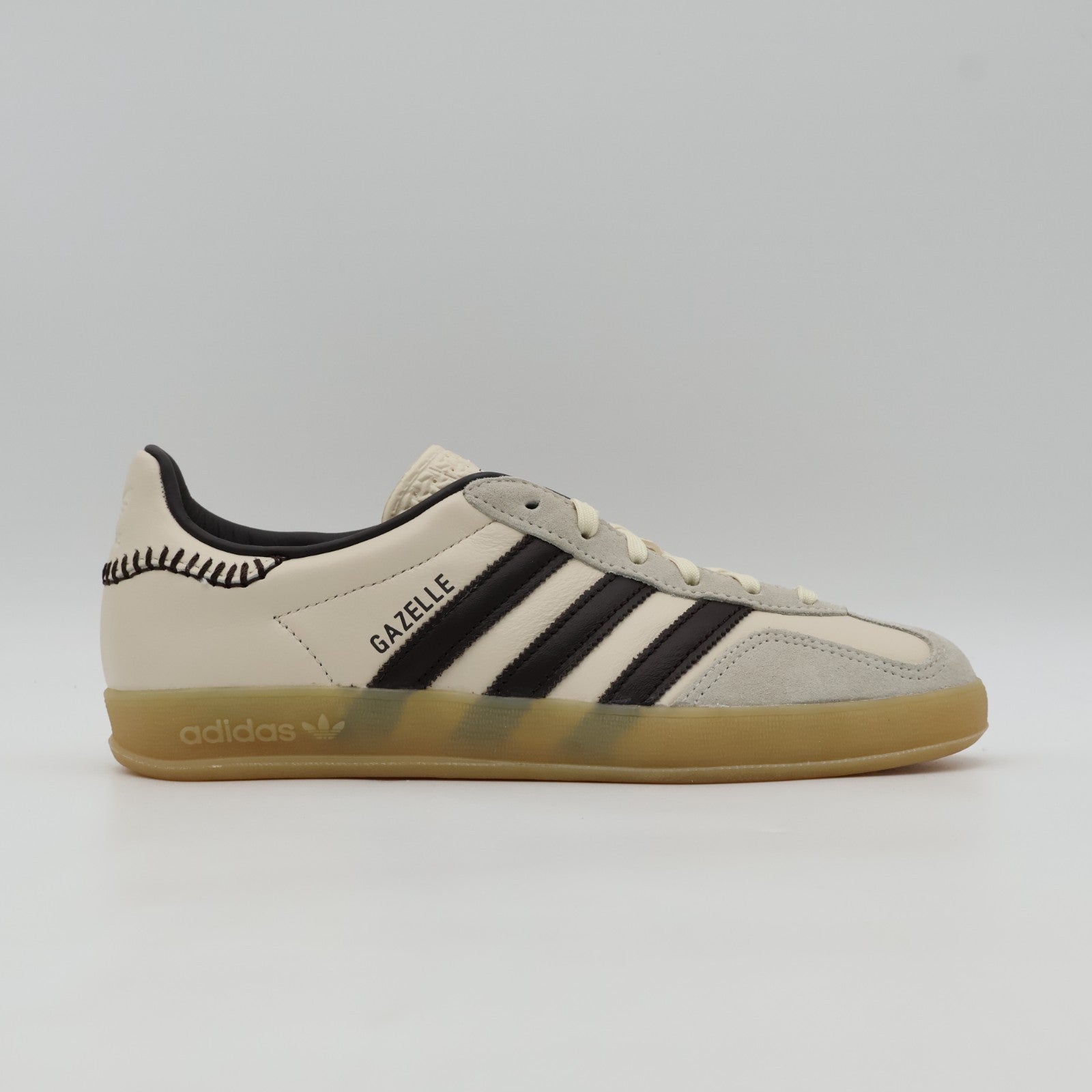 JQ1748 adidas Originals Gazelle Indoor Wonder White Dark Brown Gum Four (Men's)