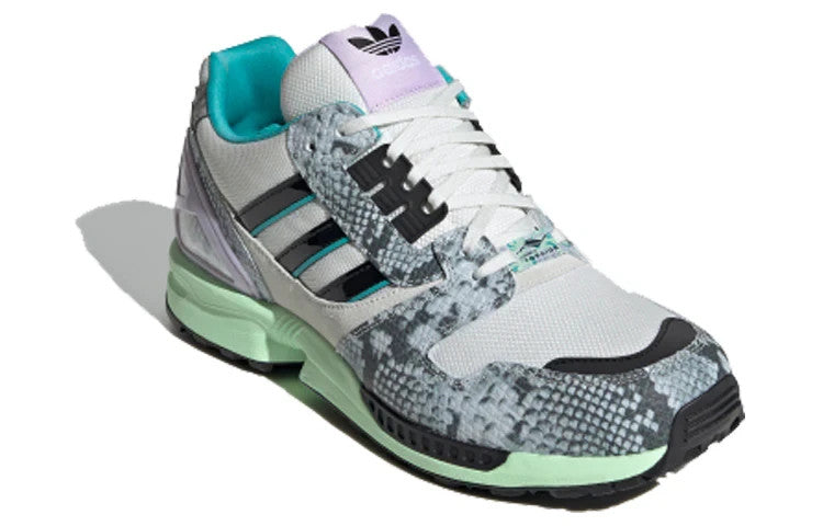 FW2152 adidas ZX 8000 "White/Core Black/Hi-Res Aqua" (Men's)