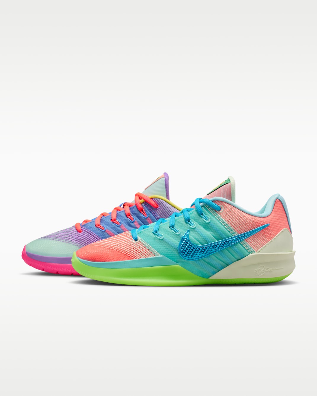IO7844-300 Nike Sabrina 3 EP What The? Hot Lava Blue Crystal Pink (Women's)